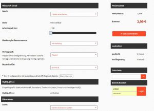 Gamed.de Minecraft Server bestellen